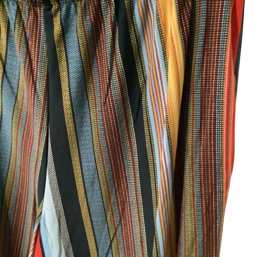Melissa Paige Colorful Striped Women’s Palazzo Pants BRAND NEW Petite L - Picture 4 of 9